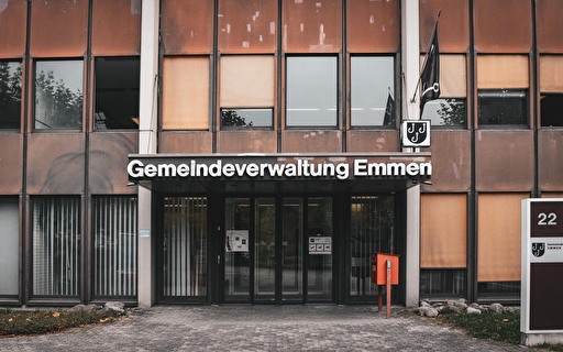 Eingang Gemeindeverwaltung.