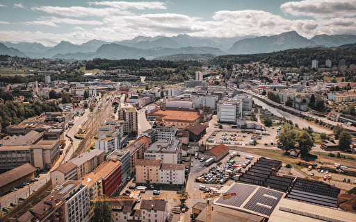 Blick auf Viscosistadt
