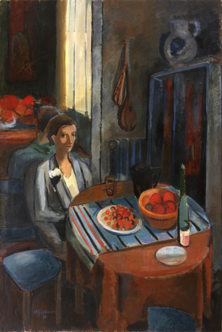 1933
Werner Hartmann
1903-1981
Öl auf Leinwand
Bildmass: 193x128 cm
Inventar: SGE 0054