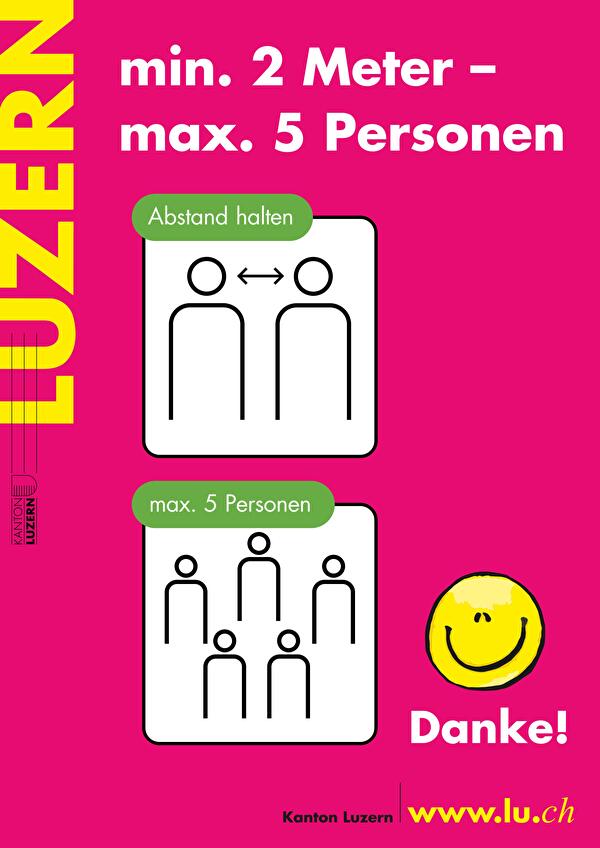 2 Meter 5 Personen