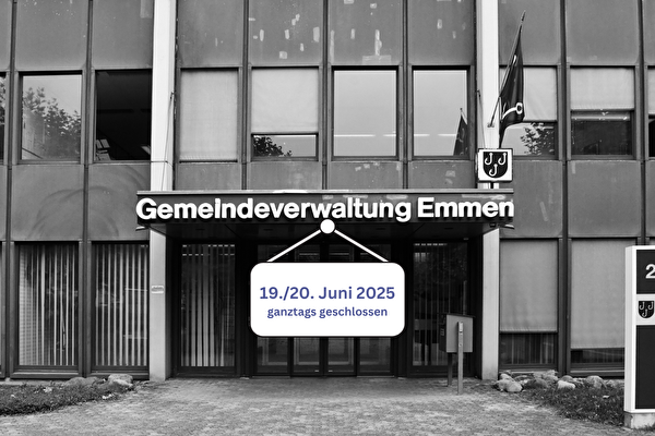 Verwaltung geschlossen