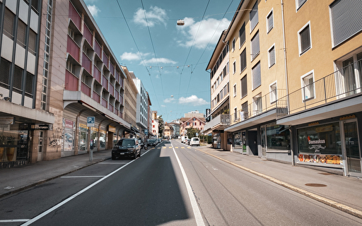 Eine Strasse.
