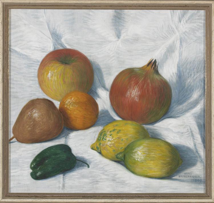 1909
Hans Emmenegger
1866-1940
Öl auf Leinwand
Bildmass: 41x43 cm
Inventar: SGE 0005