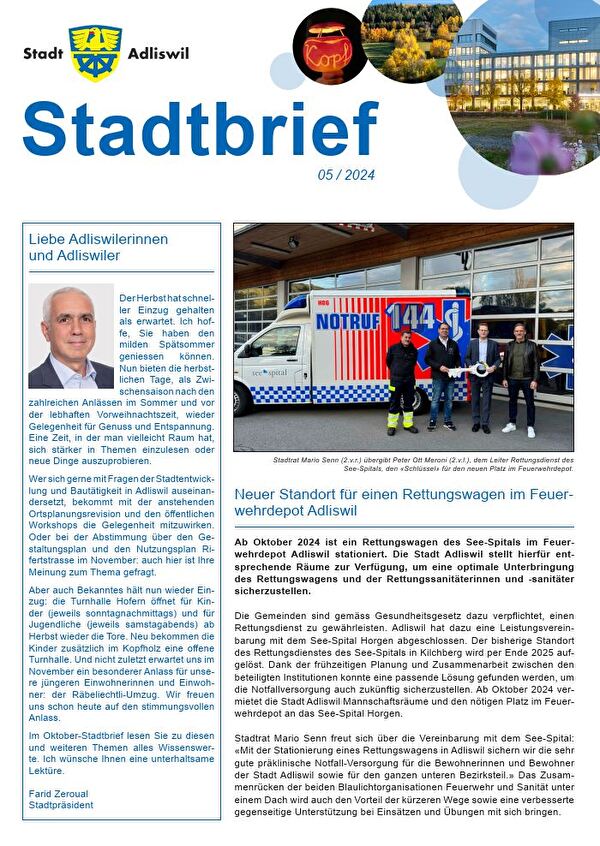 oktober stadtbrief