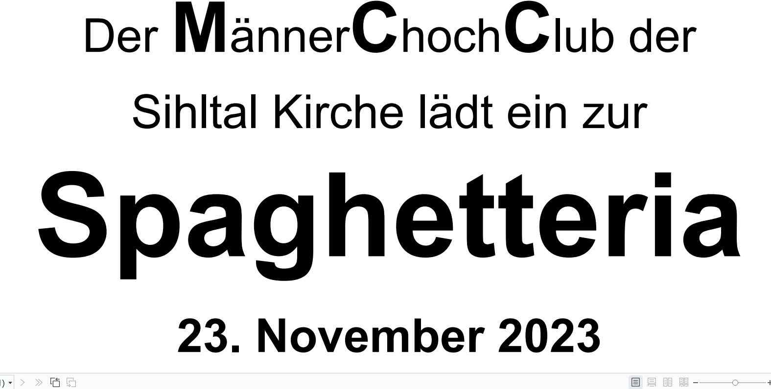 Männer Choch Club