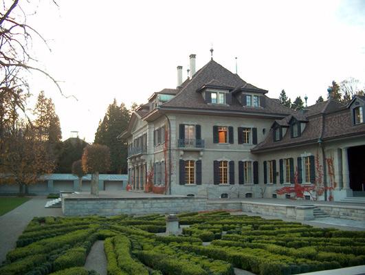Der wunderschöne Garten der Villa Bodmer auf dem Swiss Re-Areal.
