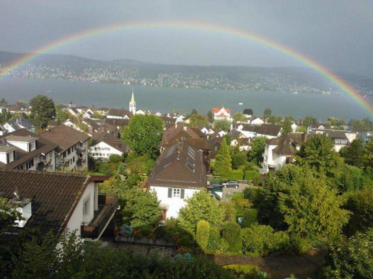 Regenbogen über Rüschlikon 