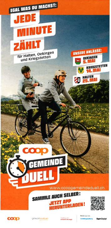 Flyer Coop Gemeindeduell 