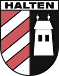 Selbstklebeetikette Gemeindewappen von Halten