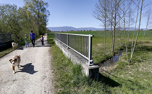 Umgebunge von Halten, Spazierweg entlang der Ösch