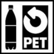 Symbol Entsorgung PET-Flaschen