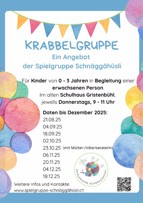 Flyer Krabbelgruppe