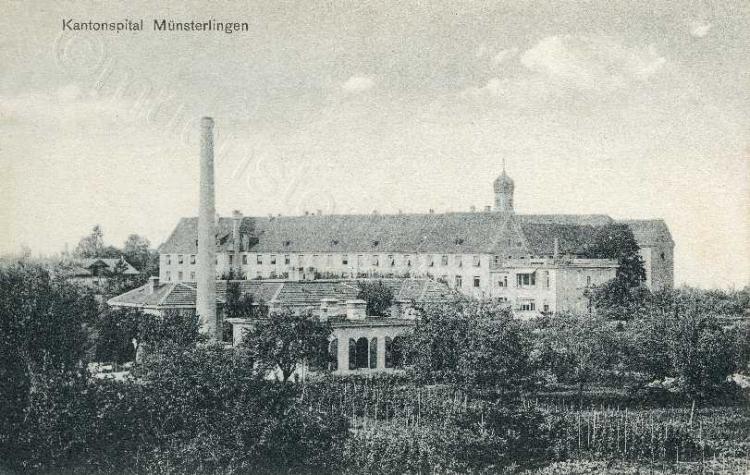 1910 / Vordergrund: Spitalwäscherei