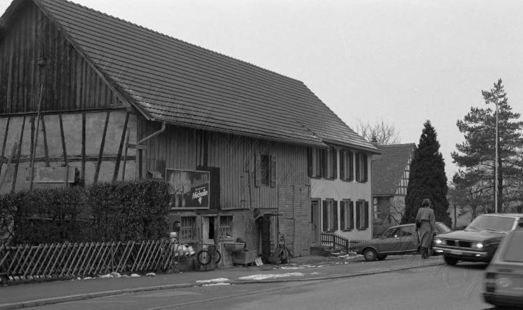 ca. 1985, Dorfstrasse Haus Nef