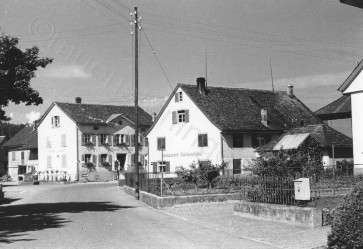 Einmündung alte Landstrasse in Dorfstrasse