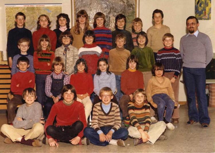 1978/79 Schule Scherzingen / Lehrer Ueli Füllemann