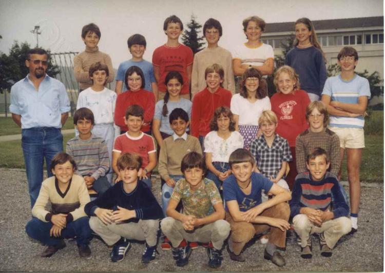 1983/84 Schule Scherzingen / Lehrer Ueli Füllemann