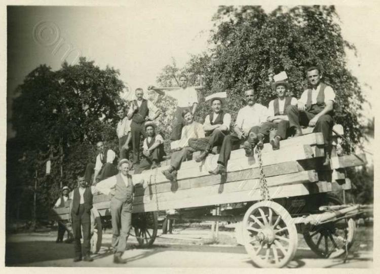 1922 Fahnenweihe Schützengesellschaft, Bautrupp