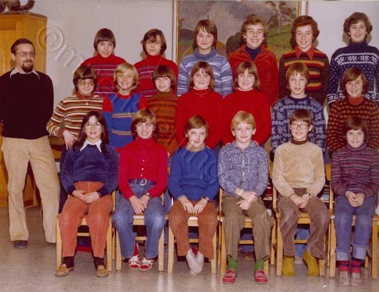 1978/79 Schule Scherzingen / Lehrer Ueli Füllemann