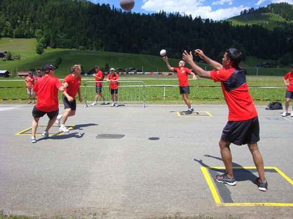 Männerturnverein im Spiel