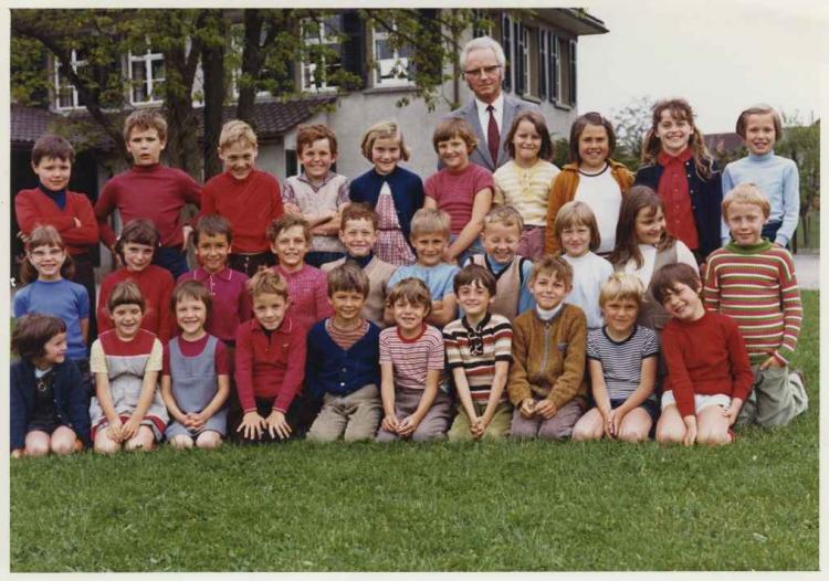 Schule Scherzingen / Lehrer Jakob Hartmann
