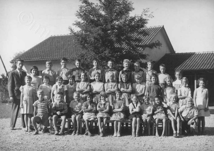 1959/60 Schule Scherzingen / Lehrer René Stibi