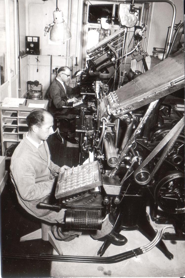 hinten Paul Schaub, Gemeinderat 1963
