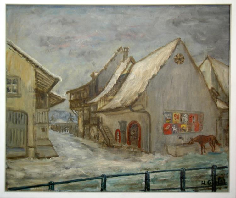Heute Milchzentrale
Öl auf Holz