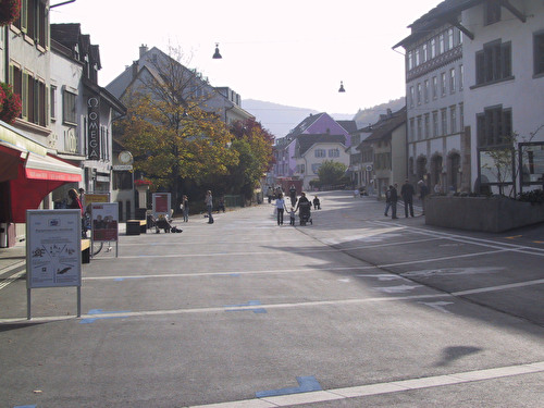 Begegnungszone Sissach - Tempozone 20 Km/h