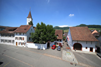 Ensemble Altes Schulhäuschen, Wohnhaus und Jakobshof