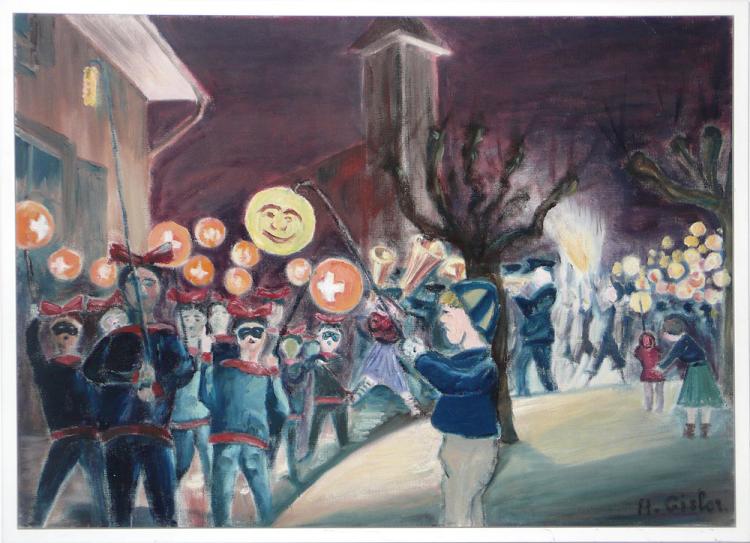 Öl auf Leinwand