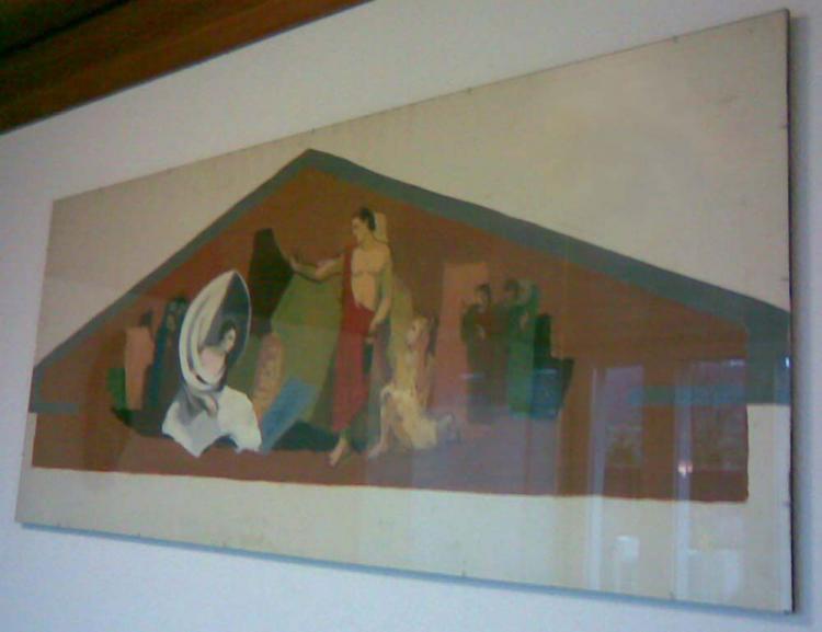 Tempera auf Papier