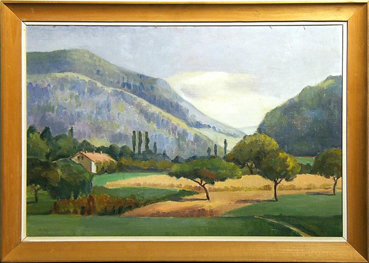 Öl auf Leinwand