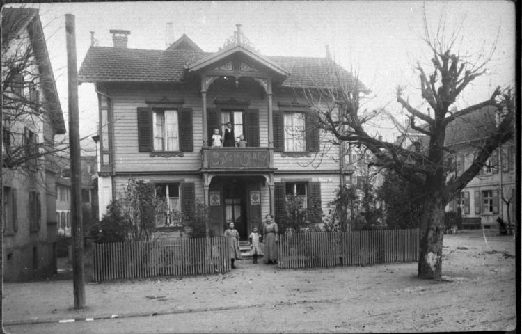 später Turnerstübli,
Vögelin-Rieder Wirtepat. 1912