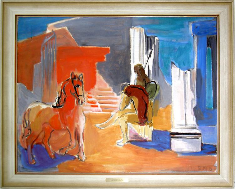 Öl auf Leinwand