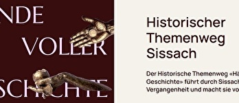 Screenshot von Website themenweg.sissach.ch