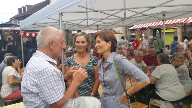 Nationalrätinnen Regula Rytz und Maja Graf im Gespräch