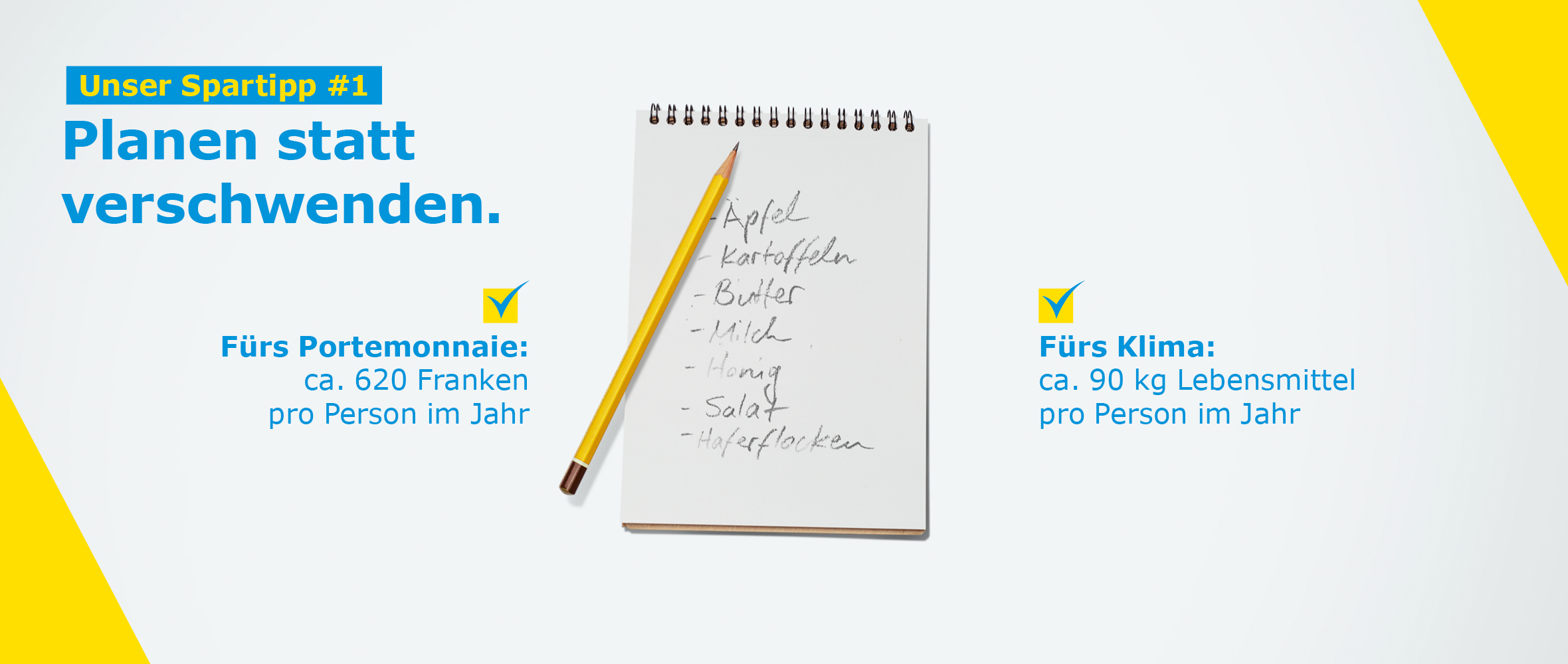 Planen statt verschwenden