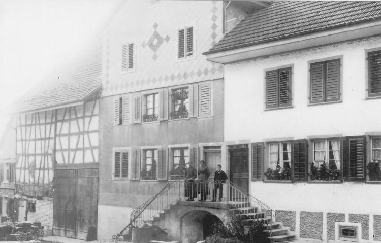 vor dem Volg Umbau