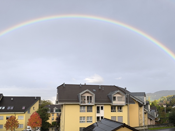 Arc-en-ciel sur Praz Simon