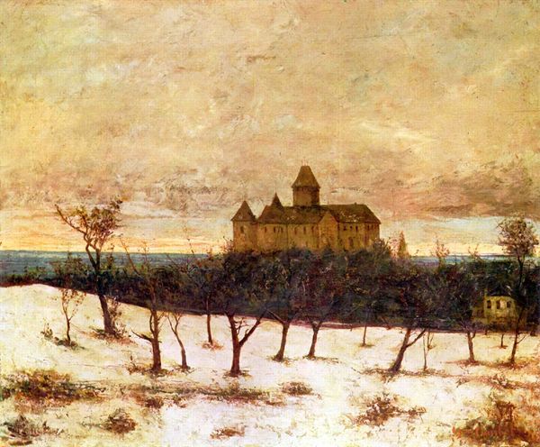 Château de Blonay, huile sur toile, Gustave Courbet vers 1875