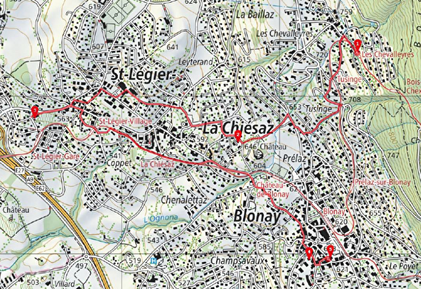 Plan de la balade