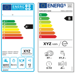 étiquettes énergie