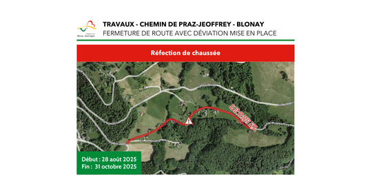 Praz Joffrey, Blonay, réfection, travaux - avis