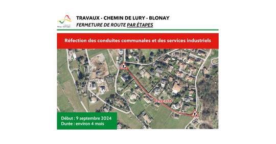 Travaux - Chemin de Lury