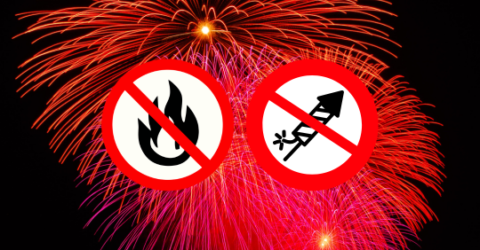 Interdiction de faire du feu et feux d'artifice