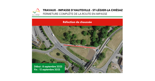 Impasse d'Hauteville, réfection de chaussée - Travaux - avis - informations