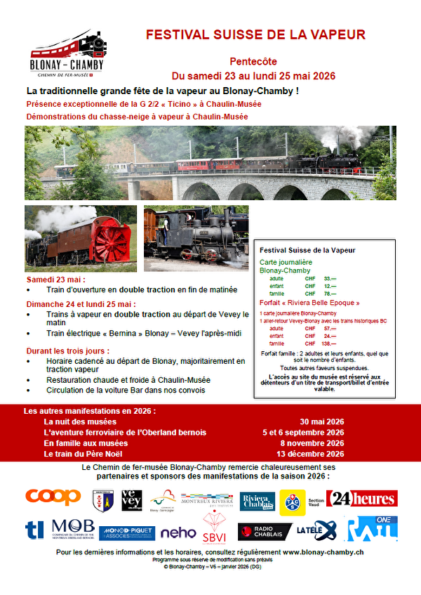 Festival suisse de la vapeur