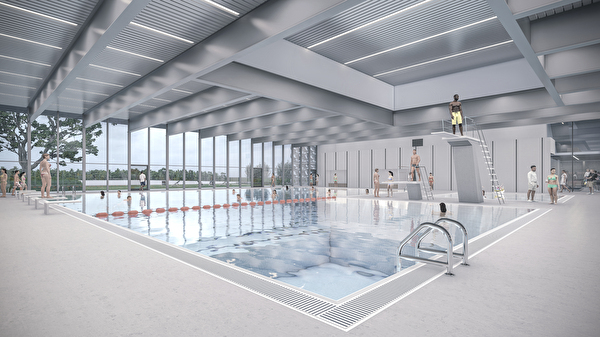 Visualisierung Hallenbad Mutschellen
