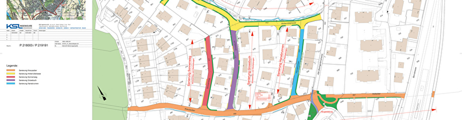 Sanierung Gebiet Kreuzacker - Hinterrütistrasse